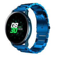 HKM-556371 Stainless Steel Three-Bead Watch Strap for Samsung Galaxy Watch Active - Multiple Colors Available