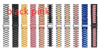 HKM-556371 Stainless Steel Three-Bead Watch Strap for Samsung Galaxy Watch Active - Multiple Colors Available