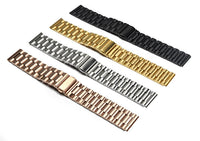 HKM-556371 Stainless Steel Three-Bead Watch Strap for Samsung Galaxy Watch Active - Multiple Colors Available