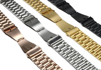 HKM-556371 Stainless Steel Three-Bead Watch Strap for Samsung Galaxy Watch Active - Multiple Colors Available