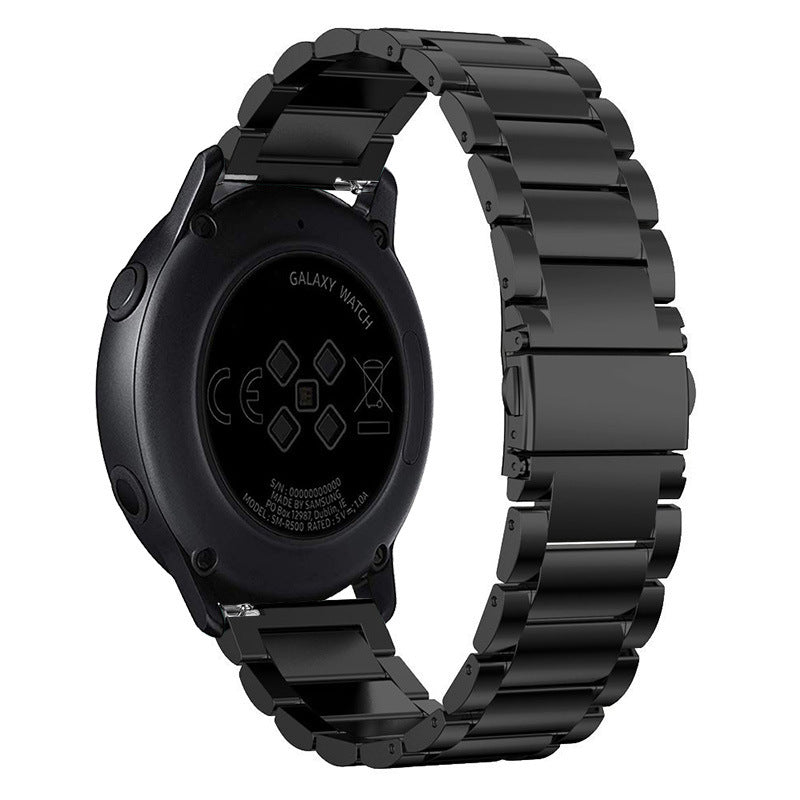 HKM-556371 Stainless Steel Three-Bead Watch Strap for Samsung Galaxy Watch Active - Multiple Colors Available