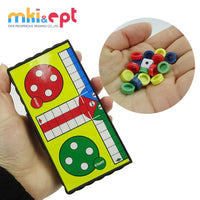 HKM-556499 Folding Ludo & Chess Board Game Set for Kids – Fun Plastic Educational Toy