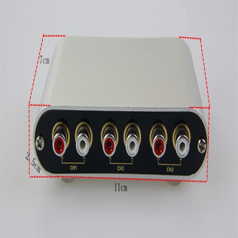 HKM-556563 Audio Source Switch with Infrared Remote Control and Power-Off Memory Function