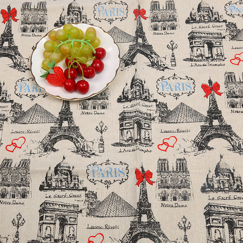 HKM-556691 Thickened Printed Cotton and Linen Storage Fabric for Home Décor and Accessories