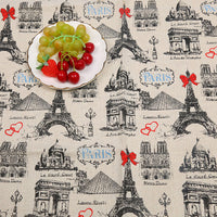 HKM-556691 Thickened Printed Cotton and Linen Storage Fabric for Home Décor and Accessories