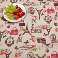HKM-556691 Thickened Printed Cotton and Linen Storage Fabric for Home Décor and Accessories