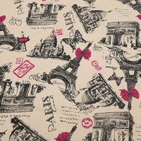 HKM-556691 Thickened Printed Cotton and Linen Storage Fabric for Home Décor and Accessories