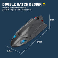HKM-556819 High-Speed Brushless Remote Control Electric Boat, 25km/h, 4 Channels, Ready-to-Go