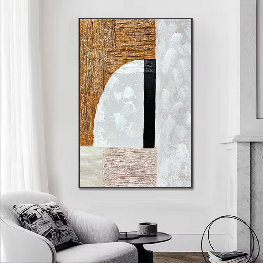 HKM-556947 Handmade Modern Abstract Oil Painting Canvas for Living Room Wall Art Decor