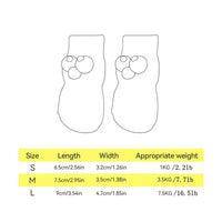 HKM-557011 Cute Cartoon Big Eyes Dog Socks - Anti-Slip Cotton Socks for Extra Warmth and Comfort