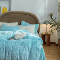 HKM-557011 Double-Sided Flannel Quilt Cover Set with Pillowcases in Various Sizes