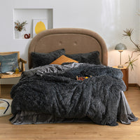 HKM-557011 Double-Sided Flannel Quilt Cover Set with Pillowcases in Various Sizes