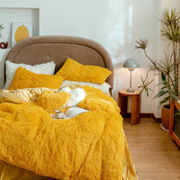 HKM-557011 Double-Sided Flannel Quilt Cover Set with Pillowcases in Various Sizes