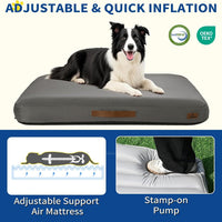 HKM-557139 Inflatable Waterproof Dog Bed with Non-slip Base and Easy Clean Oxford Fabric for Summer Travel