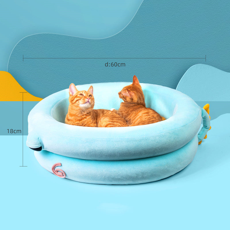 HKM-557395 Cat Bed Winter Warm Dog Kennel Pet Kennel