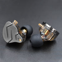 HKM-557395 High-Fidelity Metal In-Ear Headphones with Subwoofer and Ear-Wrap Design