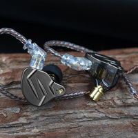 HKM-557395 High-Fidelity Metal In-Ear Headphones with Subwoofer and Ear-Wrap Design