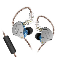 HKM-557395 High-Fidelity Metal In-Ear Headphones with Subwoofer and Ear-Wrap Design