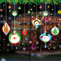 HKM-557459 Festive Christmas Window Stickers for Holiday Decorating