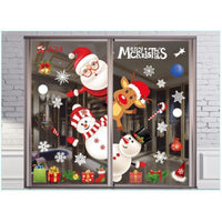 HKM-557459 Festive Christmas Window Stickers for Holiday Decorating