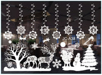 HKM-557459 Festive Christmas Window Stickers for Holiday Decorating