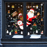HKM-557459 Festive Christmas Window Stickers for Holiday Decorating