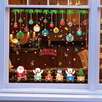 HKM-557459 Festive Christmas Window Stickers for Holiday Decorating
