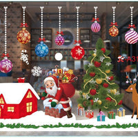 HKM-557459 Festive Christmas Window Stickers for Holiday Decorating