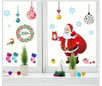 HKM-557459 Festive Christmas Window Stickers for Holiday Decorating