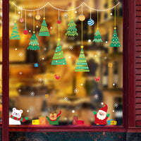 HKM-557459 Festive Christmas Window Stickers for Holiday Decorating