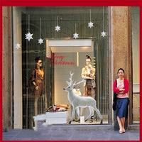 HKM-557459 Festive Christmas Window Stickers for Holiday Decorating