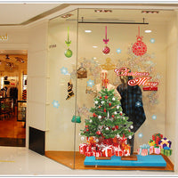 HKM-557459 Festive Christmas Window Stickers for Holiday Decorating