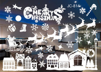 HKM-557459 Festive Christmas Window Stickers for Holiday Decorating