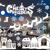 HKM-557459 Festive Christmas Window Stickers for Holiday Decorating