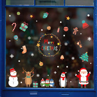 HKM-557459 Festive Christmas Window Stickers for Holiday Decorating