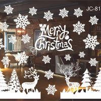 HKM-557459 Festive Christmas Window Stickers for Holiday Decorating