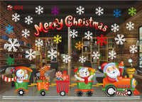 HKM-557459 Festive Christmas Window Stickers for Holiday Decorating