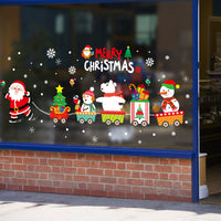 HKM-557459 Festive Christmas Window Stickers for Holiday Decorating
