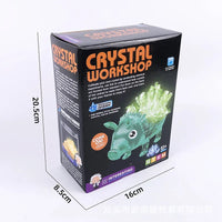 HKM-557587 Animal Crystal Growing Science Kit for Kids - Fun STEM DIY Workshop Toy Set