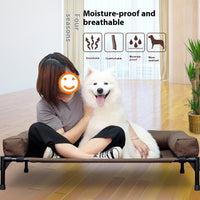 HKM-557651 Removable and Washable Moisture-Proof Pet Camp Bed with Surrounding Border for Medium to Large Dogs