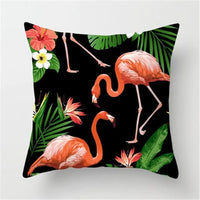 HKM-558227 Chinese Classic Floral Cushion Cover - 45x45cm Chemical Fiber Pillowcase
