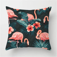 HKM-558227 Chinese Classic Floral Cushion Cover - 45x45cm Chemical Fiber Pillowcase
