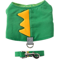 HKM-558355 Cute Cartoon Little Dinosaur Chest Strap with 1.2m Towing Rope – Durable Sandwich Grid Material