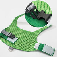HKM-558355 Cute Cartoon Little Dinosaur Chest Strap with 1.2m Towing Rope – Durable Sandwich Grid Material
