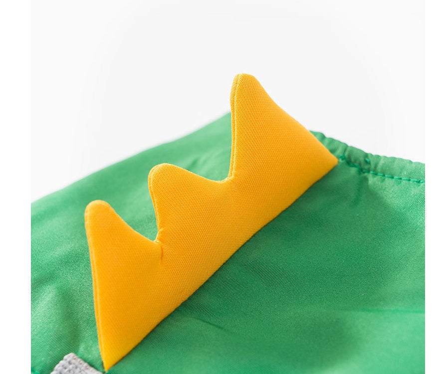 HKM-558355 Cute Cartoon Little Dinosaur Chest Strap with 1.2m Towing Rope – Durable Sandwich Grid Material