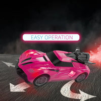 HKM-558419 Remote Control 1:24 Light Spray Sports Car for Kids, Electric Vehicle Toy with 50m Range