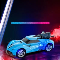 HKM-558419 Remote Control 1:24 Light Spray Sports Car for Kids, Electric Vehicle Toy with 50m Range