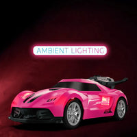 HKM-558419 Remote Control 1:24 Light Spray Sports Car for Kids, Electric Vehicle Toy with 50m Range