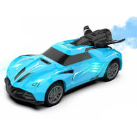 HKM-558419 Remote Control 1:24 Light Spray Sports Car for Kids, Electric Vehicle Toy with 50m Range
