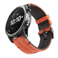 HKM-558675 Quick Release Leather Wristband for Jiaming Vehicles, 22mm & 26mm, Business Style, Black & Brown